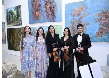 Leyla və Arzu Əliyevalar Romada “Ana təbiət” beynəlxalq incəsənət sərgisində- Fotolar