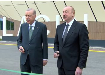 İlham Əliyevlə Ərdoğan Laçın hava limanının açılışını etdi – Video