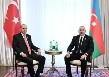 İlham Əliyev Xankəndidə Rəcəb Tayyib Ərdoğanla görüşüb