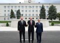 Xankəndidə TARİXİ ANLAR – Liderlər arasında səmimi söhbət