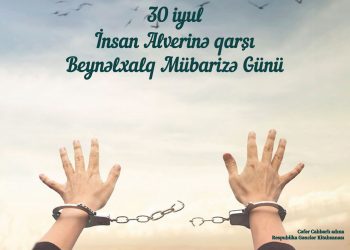 Respublika Gənclər Kitabxanasında “İnsan alverinə səssiz qalma!” adlı material hazırlanıb