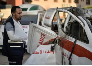 İsrail Fələstin Qızıl Aypara Cəmiyyətinin Qəzzada yerləşən qərargahını bombalayıb