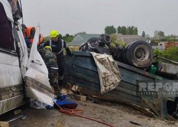7 nəfərin öldüyü ağır qəzanın səbəbi sürücünün ürək tutması ehtimal olunur