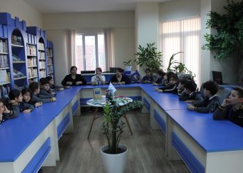 Uşaq yazarı Solmaz Amanova ilə görüş keçirilib-Fotolar