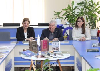 “Müəllif saatı” layihəsi çərçivəsində xalq şairi Sabir Rüstəmxanlı ilə görüş keçirilib-Fotolar