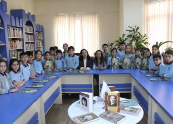 Kitab və Müəlliflik Hüquqları Günü münasibətilə şagirdlərlə silsilə görüşlər keçirilib-Fotolar