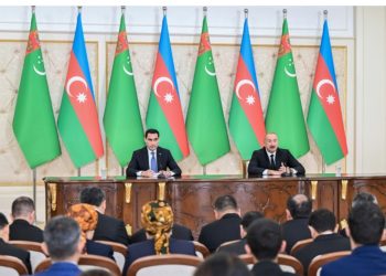 Prezidentlər mətbuata bəyanatlarla çıxış etdilər – Fotolar – Yenilənib