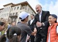 Prezidentlər Şuşada inşa edilmiş birinci yaşayış kompleksində – Fotolar
