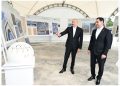 Prezidentlər Şuşa məscidində tikinti işləri ilə tanış oldular – Fotolar