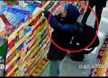 Marketdən oğurluq edərkən kameraya düşdü, saxlanıldı – Video