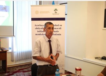 Şəkidə su ehtiyatları müzakirə olundu-FOTOLAR