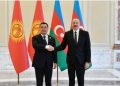 Prezident İlham Əliyevin Çolpon-Ata şəhərində rəsmi qarşılanma mərasimi olub