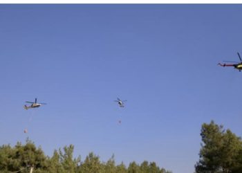 Meşə yanğınlarına havadan müdaxilə gücləndirilib