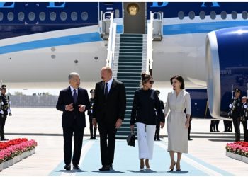 Prezident İlham Əliyev və xanımı Mehriban Əliyeva Özbəkistandadır – Fotolar+Video
