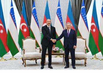 Prezident Əliyevlə Prezident Mirziyoyevin təkbətək görüşü oldu – Fotolar