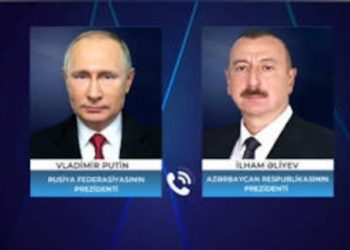 Rusiya Prezidenti Vladimir Putin Prezident İlham Əliyevə zəng edib