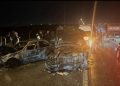 Zərdabda dəhşətli  yol-nəqliyyat hadisəsi baş verib, Traktorla toqquşan “KİA” alışdı – 5 nəfər yanaraq öldü